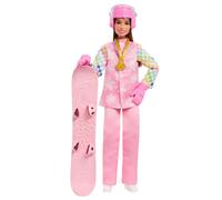 Carriere Snowboarder set con bambola castana con giacca da neve pantaloni e