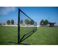 Carrington Kit di mini tennis, dimensioni della rete a scelta, kit in alluminio, tutto incluso, reti e pali trasportabili, calcio e tennis, Futnet (kit calcio Tennis dimensione ufficiale 6 m x 1,10 m)