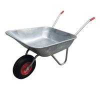 Verdelook Carriola in acciaio zincato 75 L - Portata 75 kg - Ruote pneumatiche 81/2