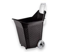 Carriola carrello multiuso kart per esterno giardino 59x50xH72 cm 76 lt