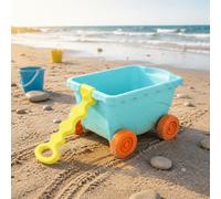Carriola con Accessori Sabbia Leggero Carrello da Sabbia Colorato per Spiaggia