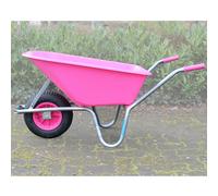 Carriola Giardino Rosa 100 L 250 KG Gartenschubkarre Carretto Plastica