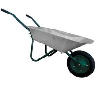 CARRIOLA DA GIARDINO PIEGHEVOLE 45 kg EDILIZIA 70LT SACCA IN TESSUTO RUOTA 20 CM