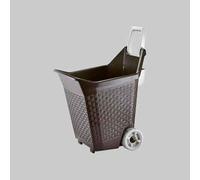 Carriola multiuso kart 76 lt, cm 59x50x72h - col. cacao