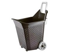 CARRIOLA MULTIUSO 'KART' 76 lt, cm 59x50x72h - Colore Cacao