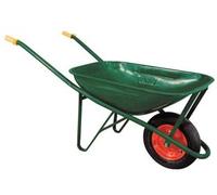 Carriola per Edilizia con Vasca Verde Smontata 75 l Vasca Verde Vernic