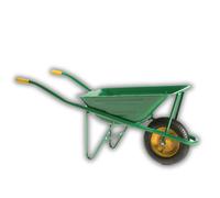 Carriola pesante in acciaio con vasca ruota pneumatica per esterno