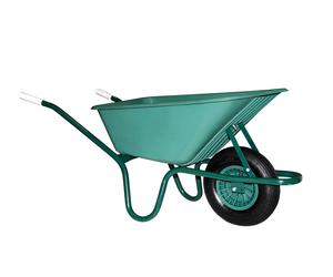 Carriola vasca verde da 100 litri e ruota pneumatica codice 93929 marca MAURER