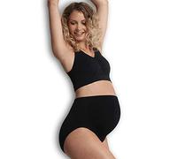 Carriwell Donne Slip Maternità, Collant Di Sostegno Per Le Donne Incinte, Slip Senza Soluzione Di Continuità Di Maternità Realizzate In Microfibra Traspirante[Nero][Grande]