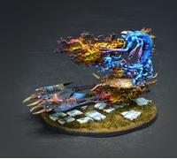 Carro ardente di Tzeentch COMMISSIONE pittura demoni warhammer