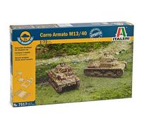 Italeri 7517 - Carro Armato M-13/40 - Fast Assembly (2 Pcs) Model Kit Scala 1:72