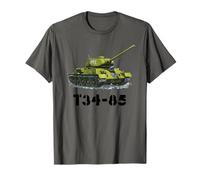 Carro Armato Militare Russo sovietico della seconda Guerra Mondiale - Carro Armato T34-85 Maglietta