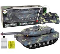 Carro armato militare telecomandato con effetti di sparo