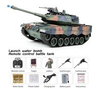 Carro Armato Radiocomandato S822 German Leopard Battle Tank 2.4GHz Scala 1:18