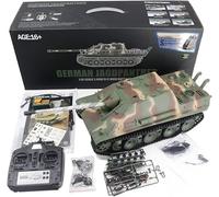 Carro Armato Rc Telecomandato in Scala 1/16, Modello di Carro Armato Tedesco Panther G Rc, Modello di Veicolo, Giocattolo da Battaglia Militare Radiocomandato, German Jagdpanther Tank, Basic Version