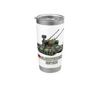 Carro armato tedesco della Guerra Fredda Flakpanzer Gepard Bicchiere termico in acciaio inox doppia parete