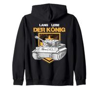 Carro Armato Tiger 1943 Uomini della seconda Guerra Mondiale Felpa con Cappuccio