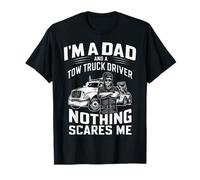 Carro attrezzi I'm A Dad And A Trailer Truck Driver Papà Festa del papà Maglietta