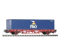 Carro pianale PIKO Lgs579 con container da 40 ft P&O, DB AG, H0 (epoca V)
