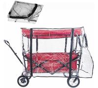Carro pieghevole pieghevole con parapioggia impermeabile, portatile, accessorio per carrello da campeggio per uso esterno