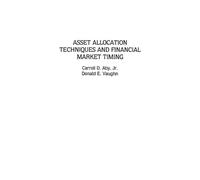Carroll D. Aby Don Asset Allocation Techniques and Financial (Copertina rigida)
