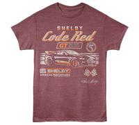 Carroll Shelby - Code Red - Vintage Granata Erica Adulto T-Shirt