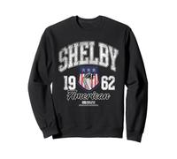 Carroll Shelby Snake American Shield Felpa