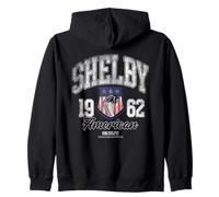 Carroll Shelby Snake American Shield Felpa con Cappuccio