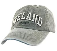 Carrolls Irish Gifts Berretto da Baseball Verde con Testo Bianco Irlanda, Design con Cinturino Regolabile, Verde, Taglia Unica