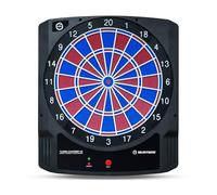 Carromco Dartboard Turbo Charger - Bersaglio elettronico per freccette con funzione app per smartphone o tablet - freccette con 16 giochi per 1-8 giocatori, di cui 6 freccette e 20 punte di ricambio