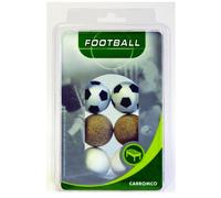 Carromco - Palline per Calcio Balilla, Colore: Nero/Bianco/Beige
