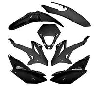 Carrosserie-Carenage 50 a Scatola Compatibile con Beta 50 RR 2012 + Nero (Kit 7 Pezzi) -p2r