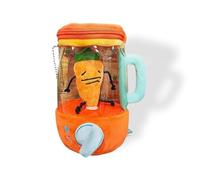 Carrot Blender Plush Toy, Plush Carrots Mixer Toy, Keychain Blender, My Carrots Mixie Stuffed Animal with Zipper Storage Pouch, Fun Room Décor and Gift (Carrot)