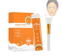 Carrot Compound Acid Foam Mask, Carrot Mask, Carrot Face Mask, Carrot Bubble Mask, Carrot Pore Purifying Bubble Mask, Carrot Mask Korean, Carrot Carotene Daily Mask, for All Skin Types (12pcs)