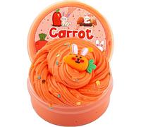 Carrot Orange Burro Slime, melma per bambini, regalo di compleanno, regalo di Hallowmas, giocattolo per ragazze e ragazzi di età compresa tra 8 e 12 anni