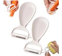 Carrot Peelers for Kitchen - Manual Pitter Grater | Ginger Grater Mincer | Fruit Peeler for Lemon Chocolate Cucumber Fruit Kitchen Restaurant Picnic Prep (2PCS)