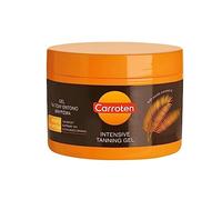 Carroten Intensive Tanning Gel 150 ml - Acceleratore Tan con olio di cocco e vitamina A ed E - Acceleratore Sunbed Tanning - Sunscreen without SPF