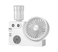 Carroterr Ventilatore da tavolo portatile ricaricabile USB 2026, mini spray per raffreddamento personale, per ufficio, casa, dormitorio, camera da letto, viaggi all'aperto, regalo per amici e