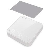 carrottimes 4 Modalità Mini Bilancia Caffe Ricaricabile con Timer, Bilancia da Caffe Espresso di Precisione 2 kg/0,1 g, Balanza Peso del Caffè con Espresso e Caffè Versato(Bianco)