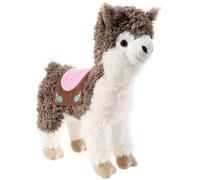 Carrowana di Peluche Lama Lima, Crema, Marrone