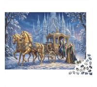 Carrozza della città di ghiaccio Puzzle 1000 Pezzi,Decorazione Casa,Idea Regalo,Gioco Educativo,Adulti E Ragazzi,Sfida Impossibile,Cartone Di Qualità,dai 14 Anni,Antistress 70x50cm