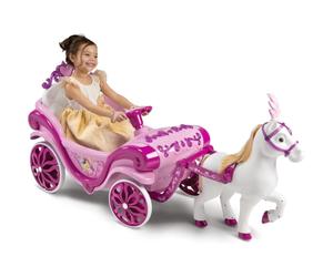 Carrozza Delle Principesse Con Cavallo Per Bambini • Elettrica