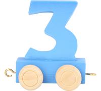 Carrozza in legno con numeri colorati - Numero 3