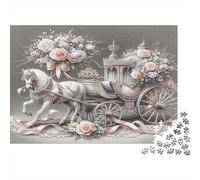 Carrozza nuziale Puzzle 1000 Pezzi Carta riciclata per adulti Puzzle per adulti Gioco familiare divertente e stimolante Ottima idea regalo per il relax 38x26cm/1000pcs