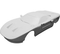 Carrozzeria Ford GT40 per Telaio RC OpenZ V16 98mm Passo Ruote Stampata