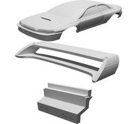 Carrozzeria per MiniZ Subaru Impreza 22B 90mm Auto RC Stampata con Clip