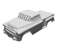 Carrozzeria Pickup GMC Blue Chip per Telaio RC XMODS Hummer Stampata 3D