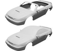 Carrozzeria RC per Ford Mustang 2004 Scala 1:28 WLtoys K989 K969 Stampa