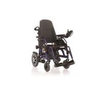 Carrozzina elettrica reclinabile braccioli e pedane regolabili modello ESCAPE LX