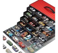 Carrozzina giocattolo da corsa per bambini, mini auto da corsa in lega - Piccole auto con motivo da corsa, auto giocattolo per bambini piccoli, 48 pezzi, divertente e le